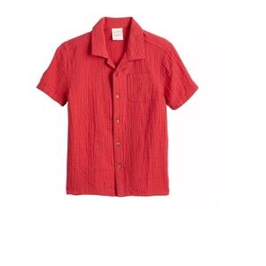 Boys Red Size 5T Jumping Beans Button Front Pocket Shirt New
